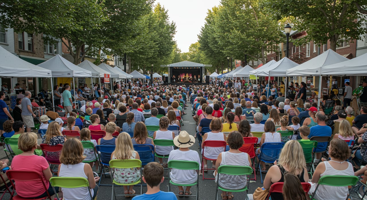 “Talk of the Town” Dancing in the Streets, Daisy Days and Summer Days #ClarendonHillsRocks