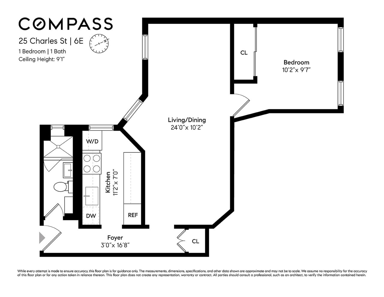 25 Charles Street Unit 6E