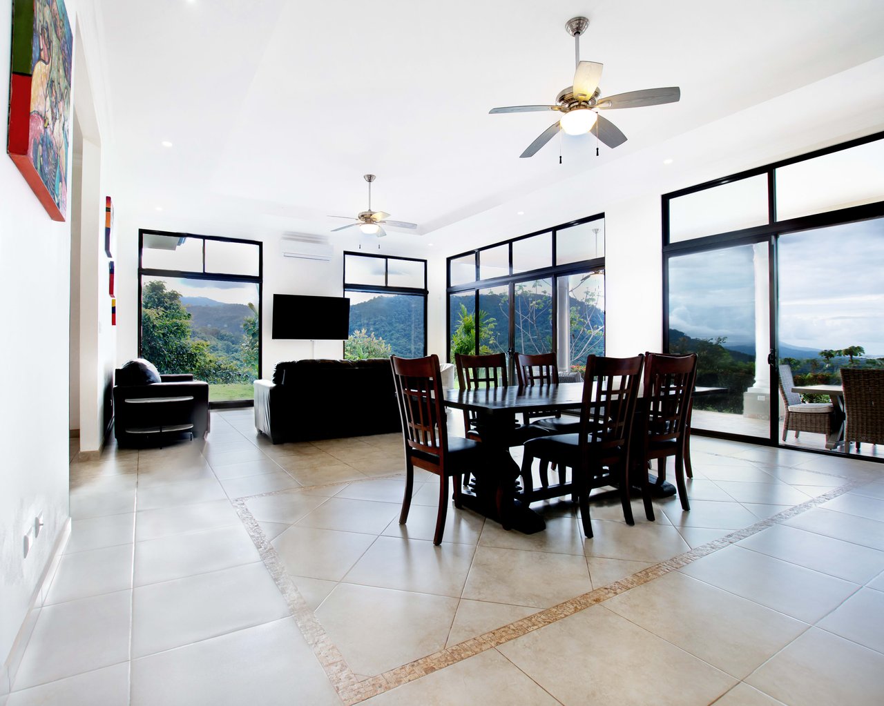 Move-In Ready Ocean View Home in the Hills of Portalon, South Pacific Coast