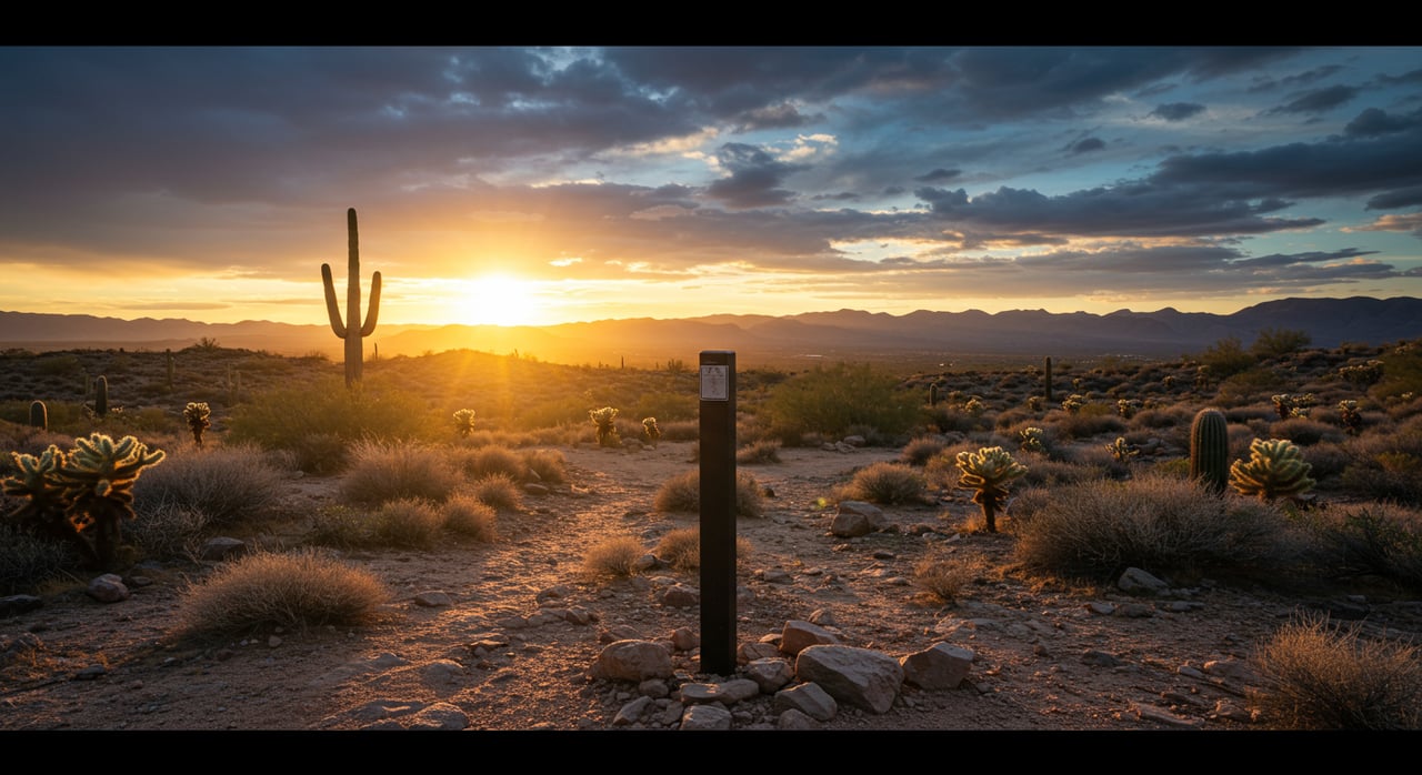 3 Acre Hillside Lot With Stunning City Light Views in Silverleaf at Dc Ranch