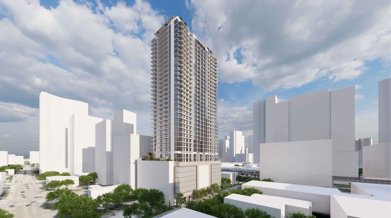 Menesse Brickell has gained FAA approval for its proposed 39-story height (Dec 2023)