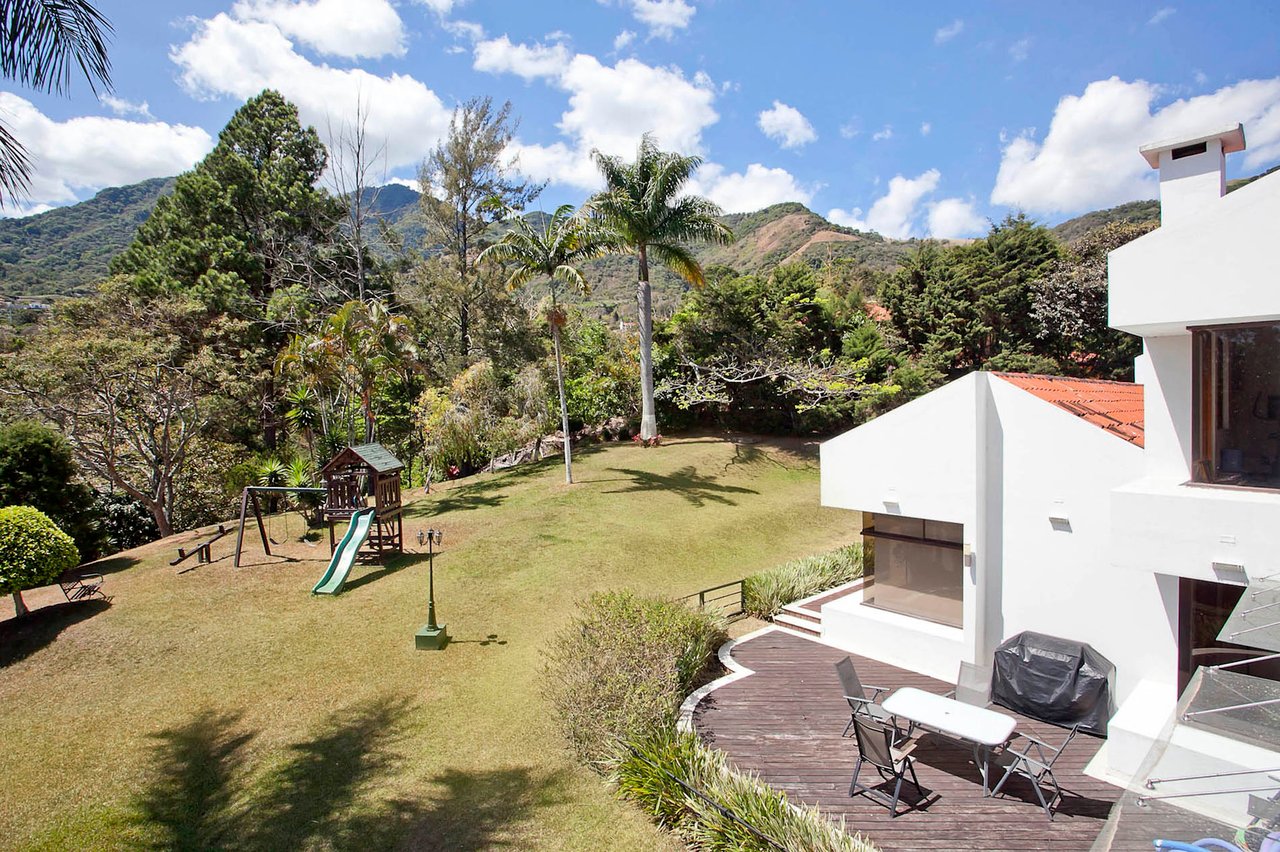 Hilltop Pool Estate Tennis Court, Escazu, San Jose