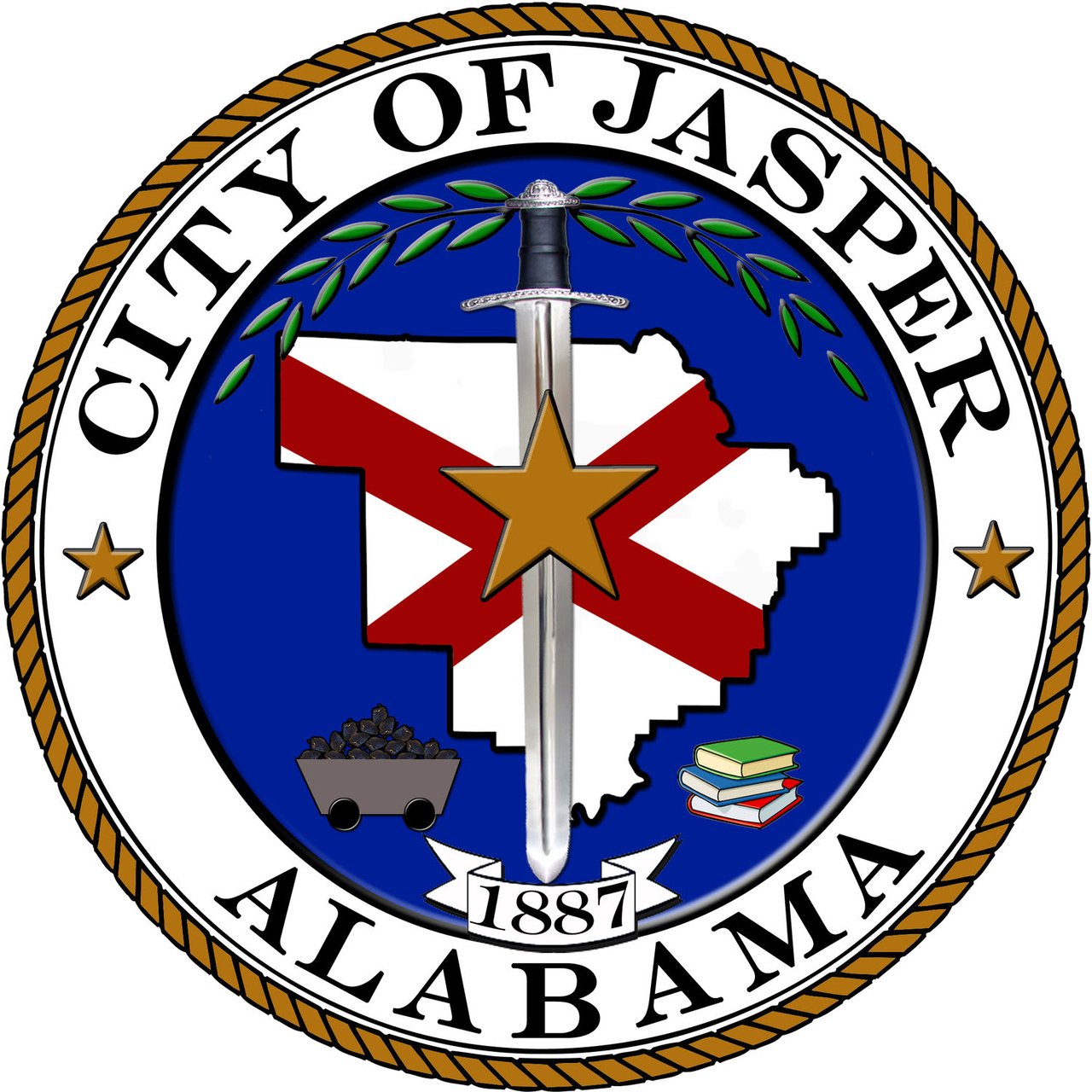 Seal of the City of Jasper, Alabama