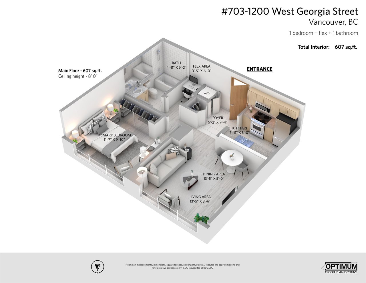 703-1200 W Georgia Street, Vancouver