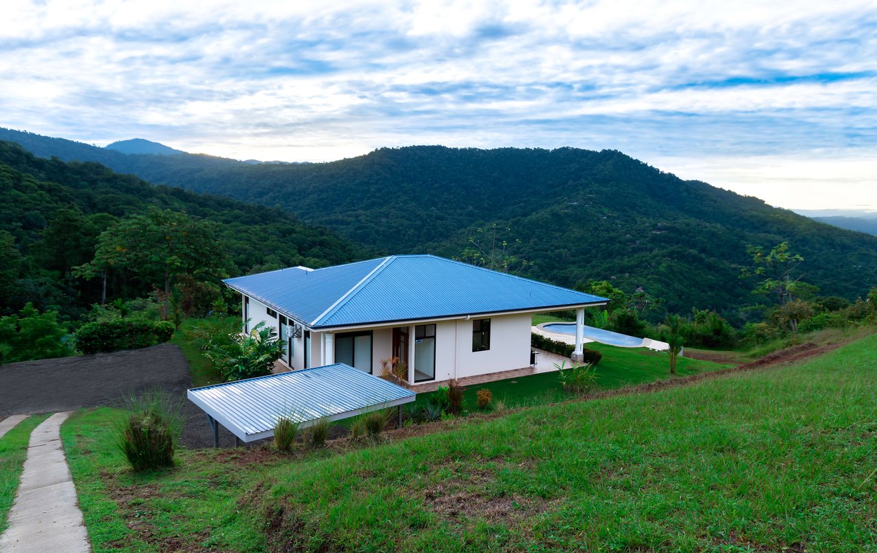 Move-In Ready Ocean View Home in the Hills of Portalon, South Pacific Coast