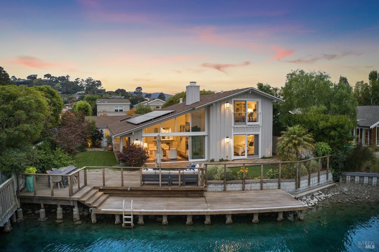 Discover Serenity at 24 Windward Rd, Belvedere, CA 94920: A Waterfront Dream Home