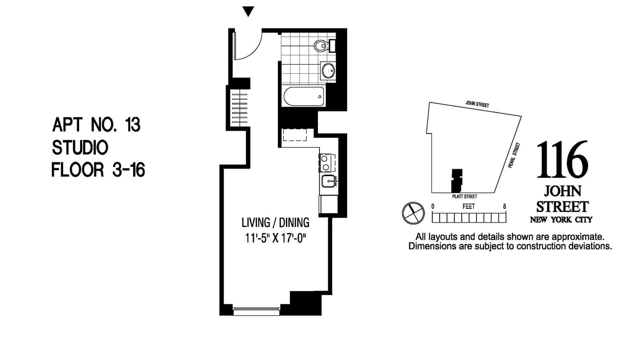 116 John Street, Apt 913