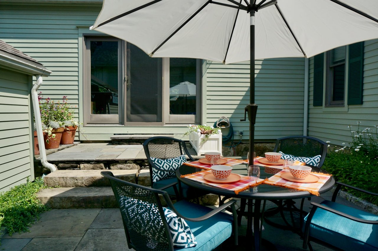 Luxury Rental in the Berkshires | Stone Terrace | Private Garden