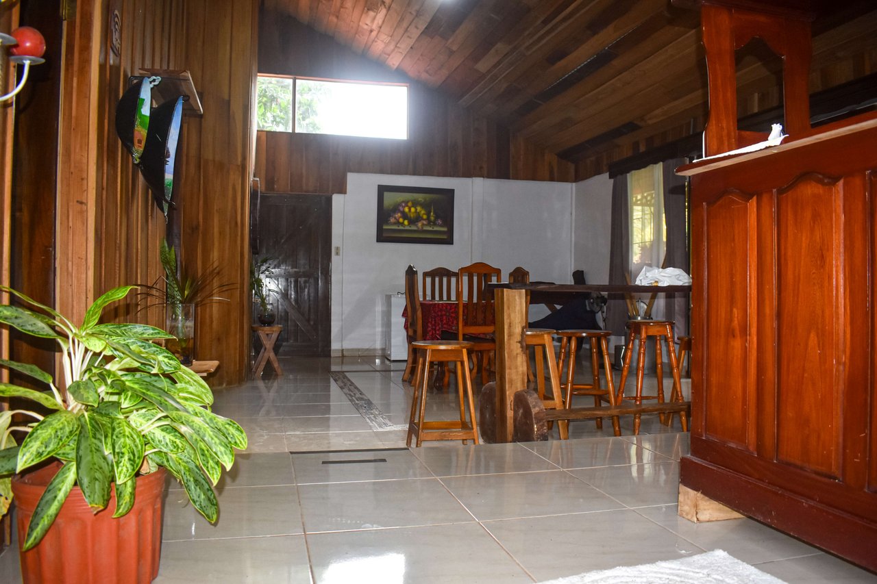 Casa Colibri with two small apartments | Bordered by the Bijagua River and Bijagua Creek.