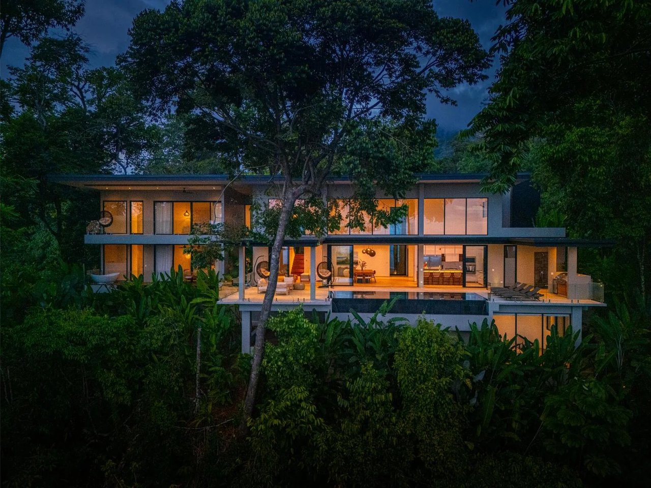 Whale Tail View Ridgetop Home, Uvita, Puntarenas