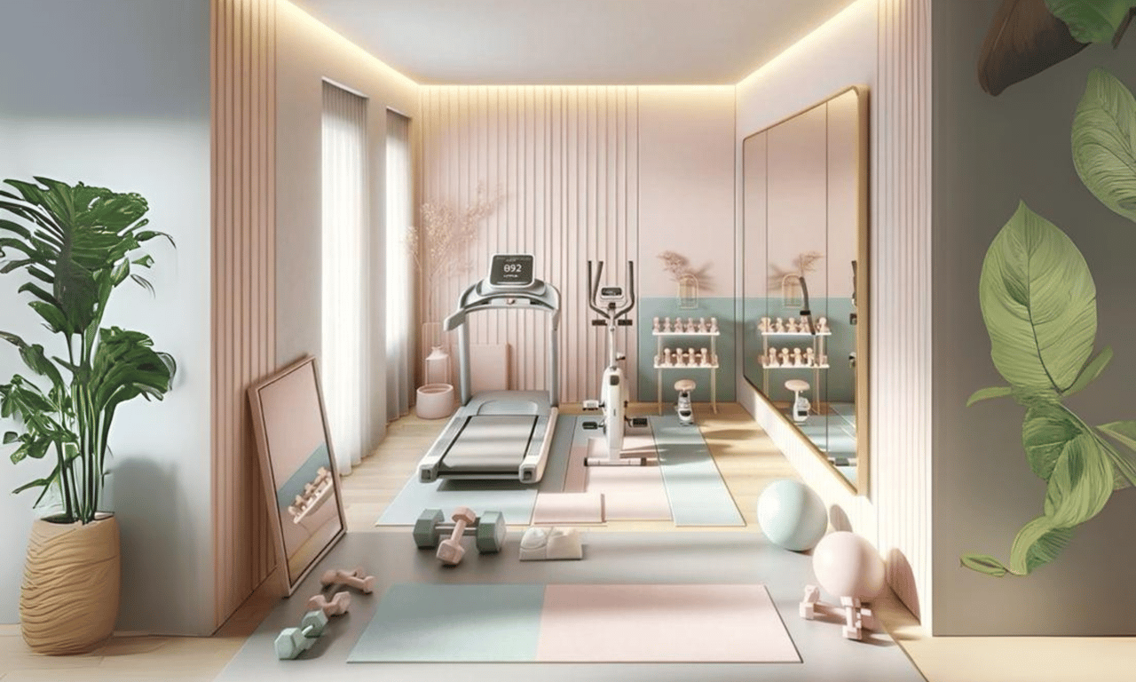 Creating a home gym 🏋️‍♀️🏡