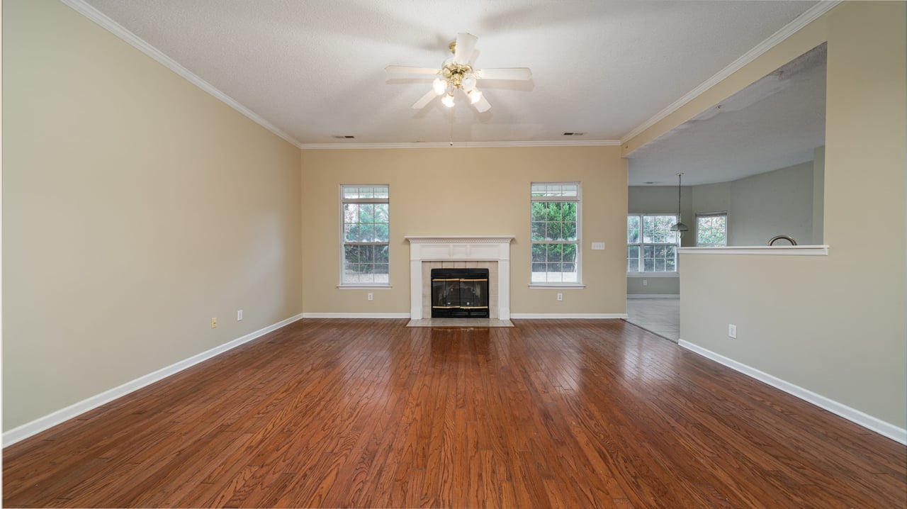 Cozy Madison City Retreat with Fireplace & Backyard