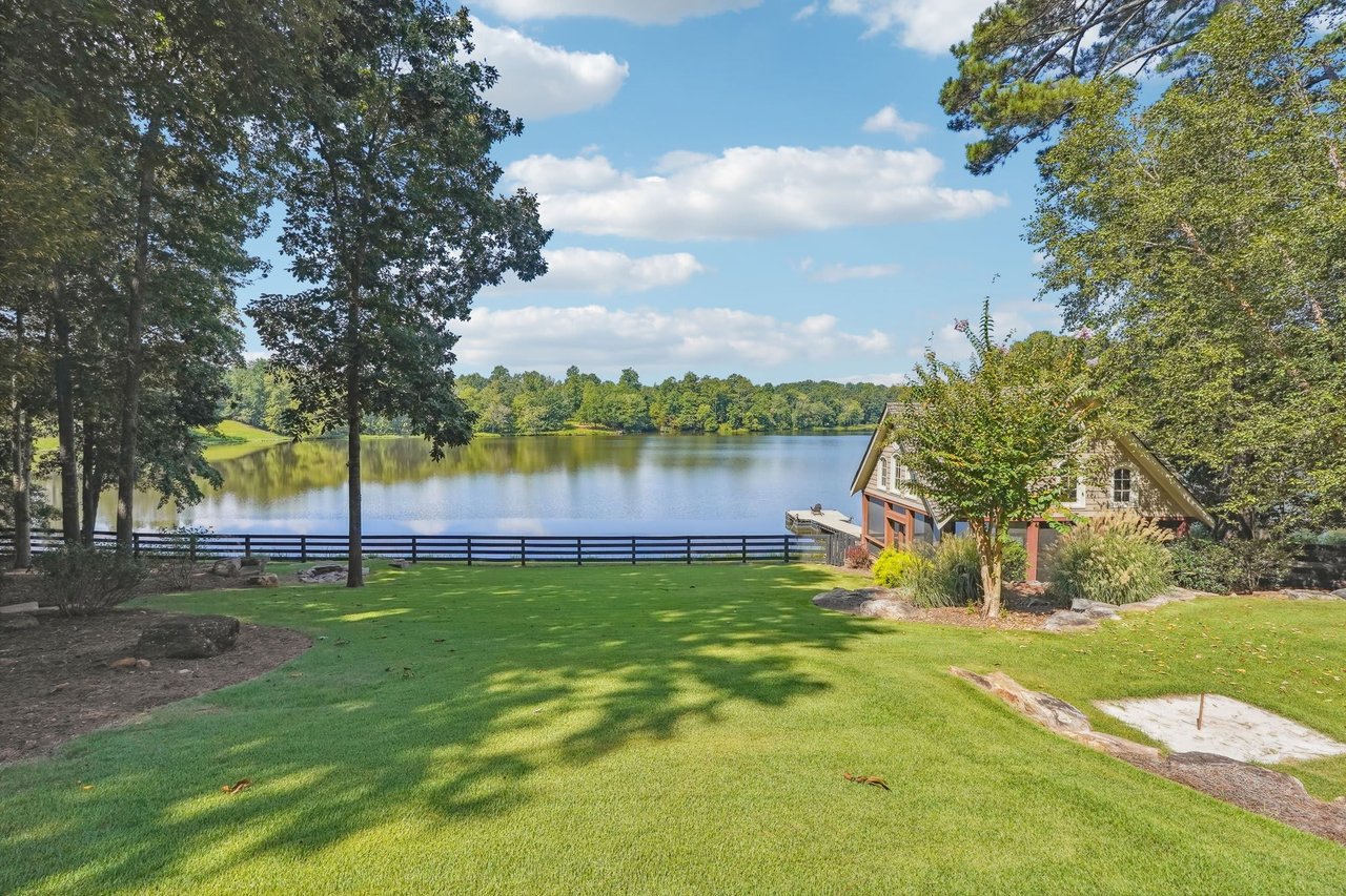 Quiet Listing: Elegant Lakefront Estate on 3 Acres in Alpharetta Georgia - Serene Views & Modern Luxuries Await