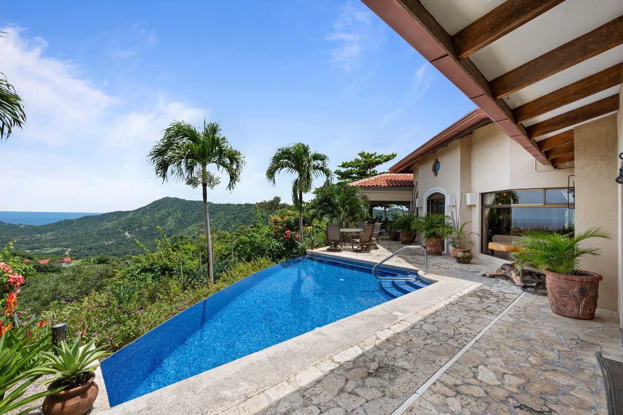 Mediterranean Villa Infinity Pool, Flamingo, Guanacaste