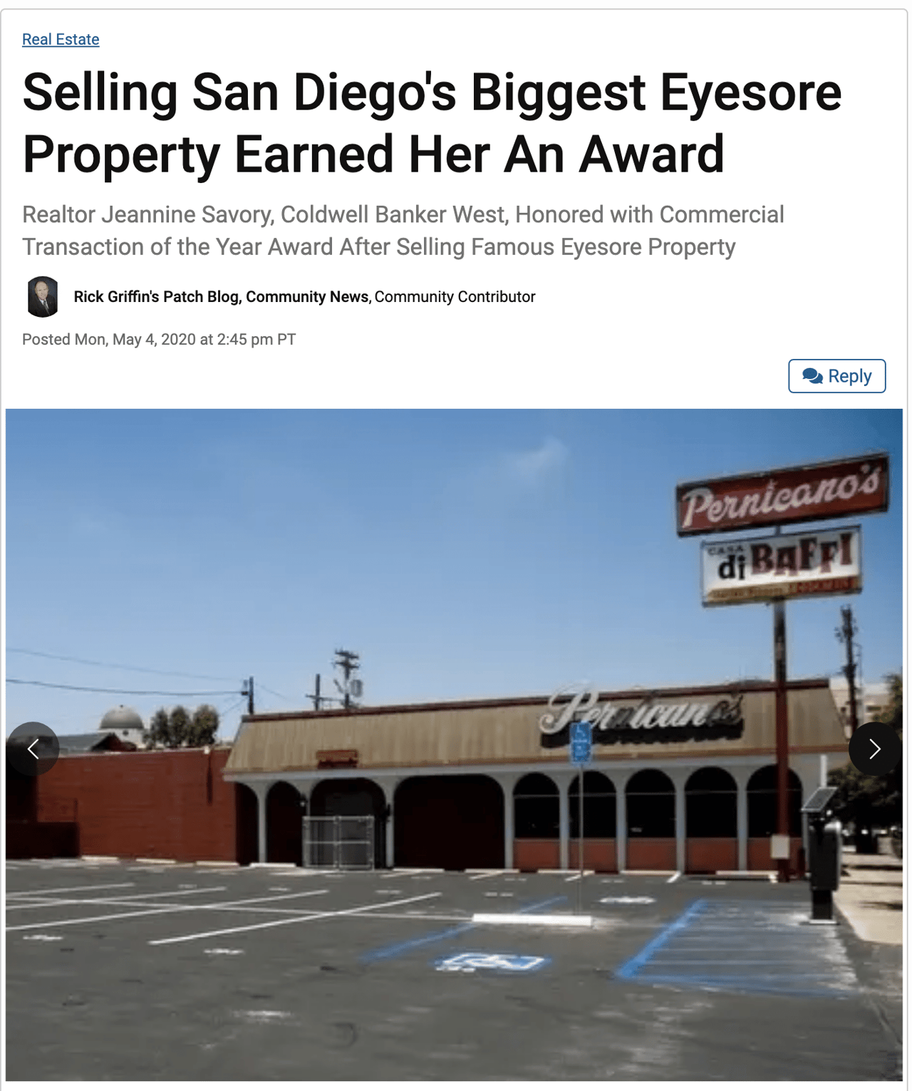 Selling San Diego's Biggest Eyesore Property Earned Her An Award