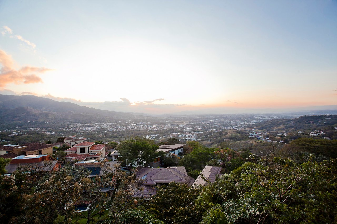 Contemporary Sunset View Villa, Escazu, San Jose