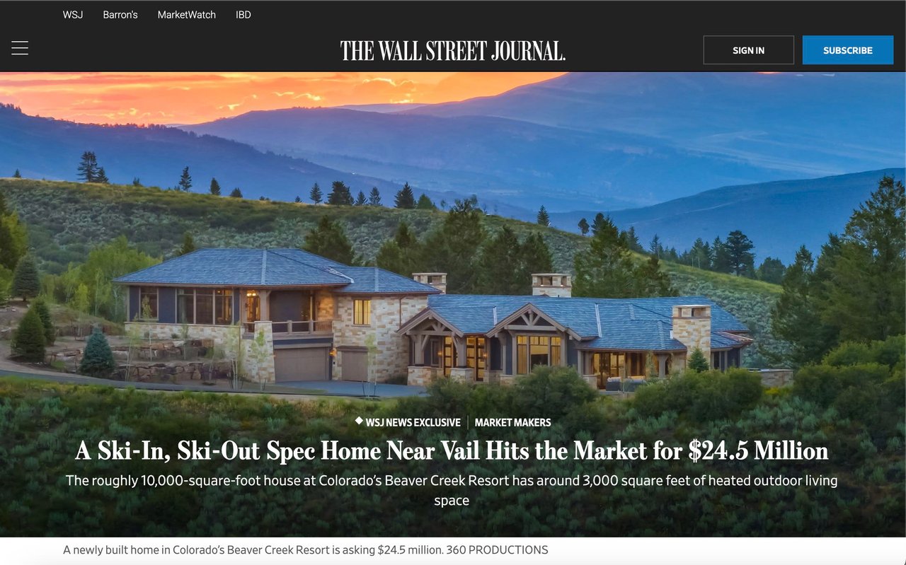A Beacon of Perfection with Pristine Beaver Creek Resort Views