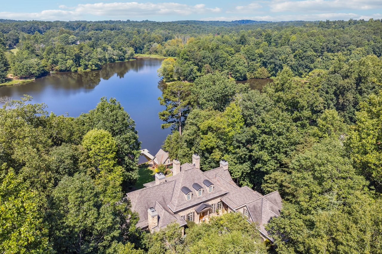 Quiet Listing: Elegant Lakefront Estate on 3 Acres in Alpharetta Georgia - Serene Views & Modern Luxuries Await