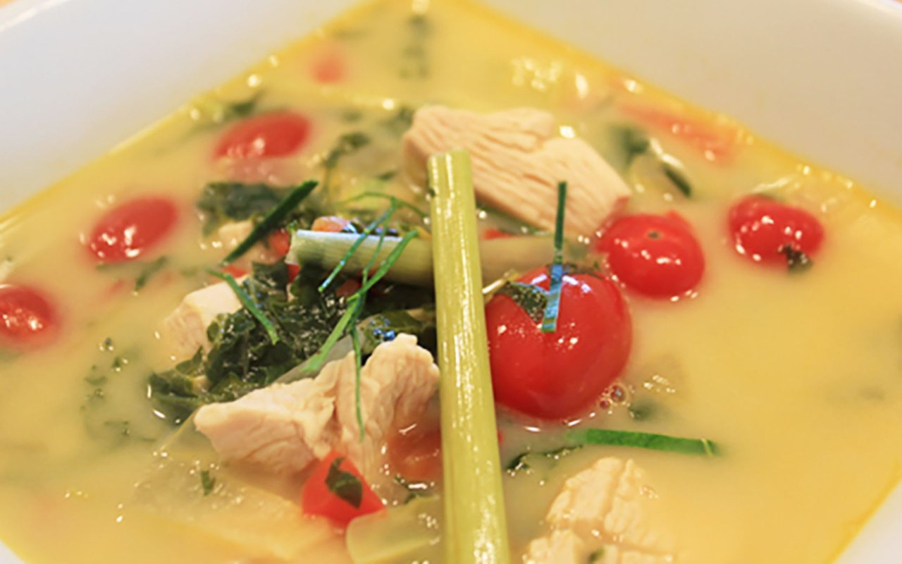 Thai Coconut Chicken Soup