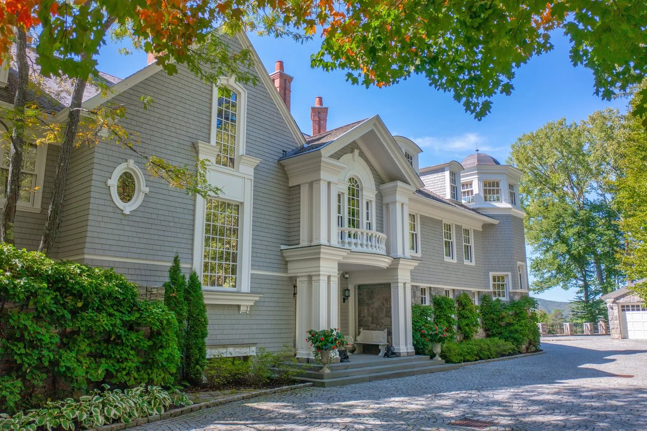 Two homes of Stockbridge philanthropists on the same street are now for sale - and a world apart