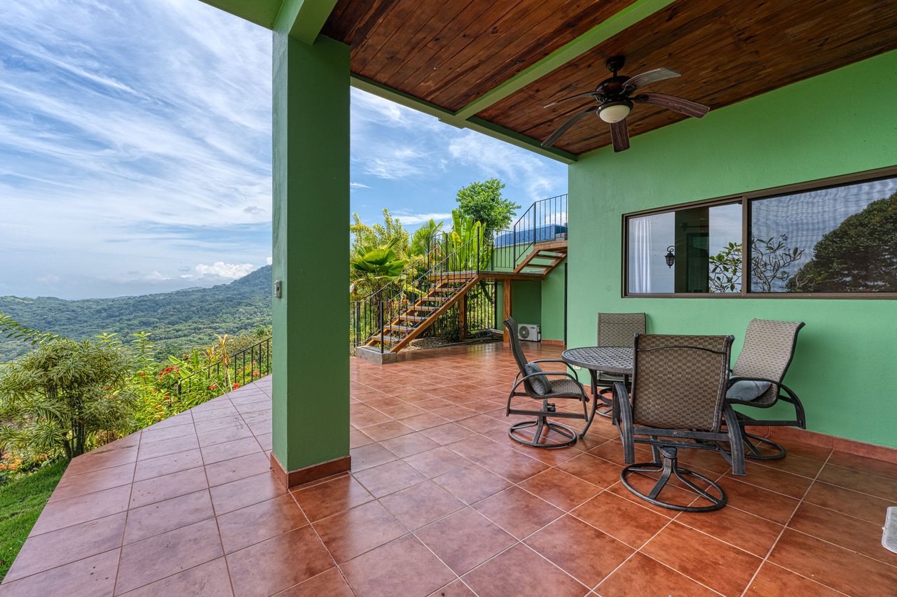 Best Views in Dominical – Home with Apartment and Infinity Pool