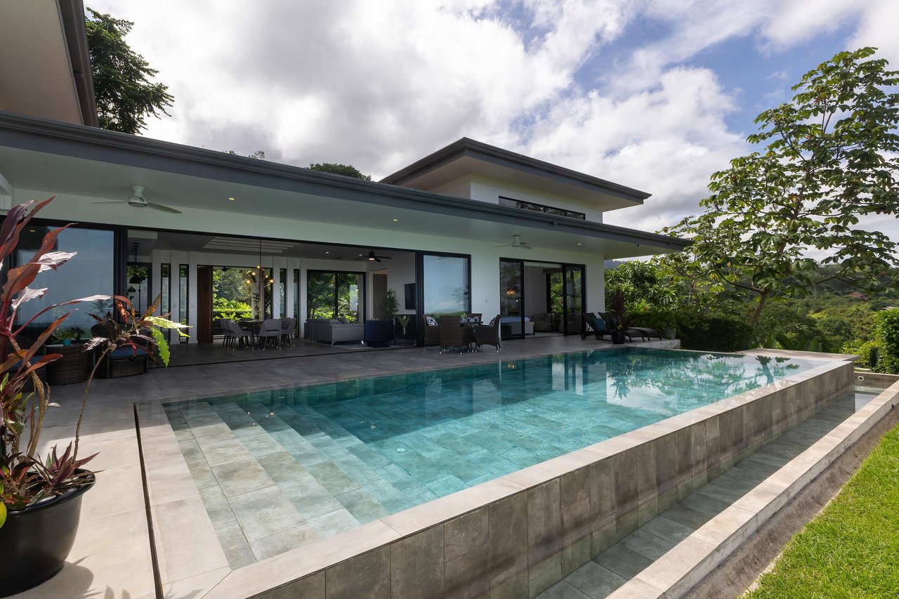 Elegant Estate with Ocean & Jungle Views