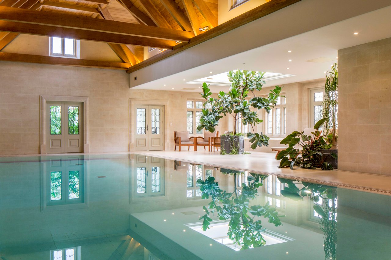  Indoor Pool limestone