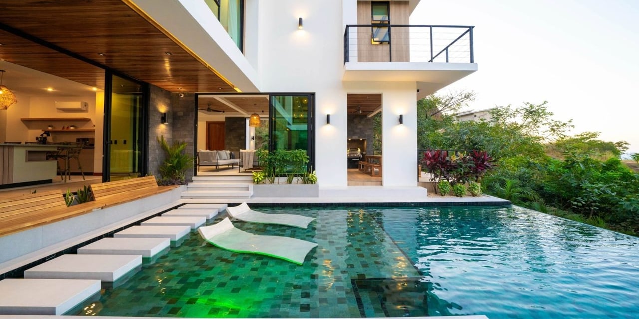 Modern Ocean View Masterpiece, Flamingo, Guanacaste