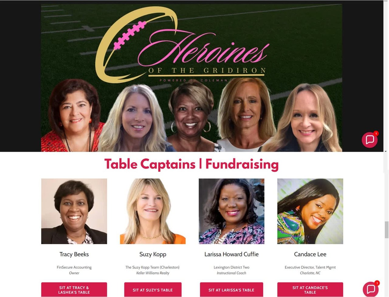 Supporting Heroines of the Gridiron