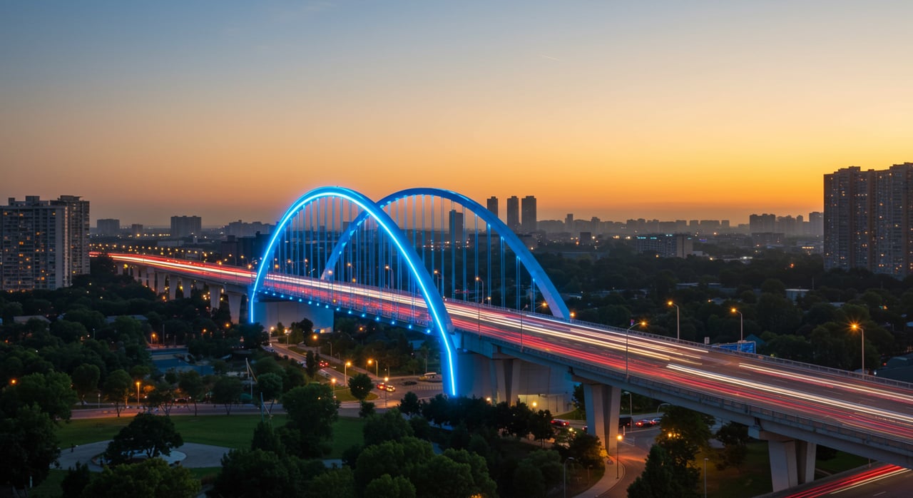 Construction is ongoing for Miami's new $840 million Signature Bridge and highway project, with an anticipated completion date set for late 2027 (Posted Jan 2024)
