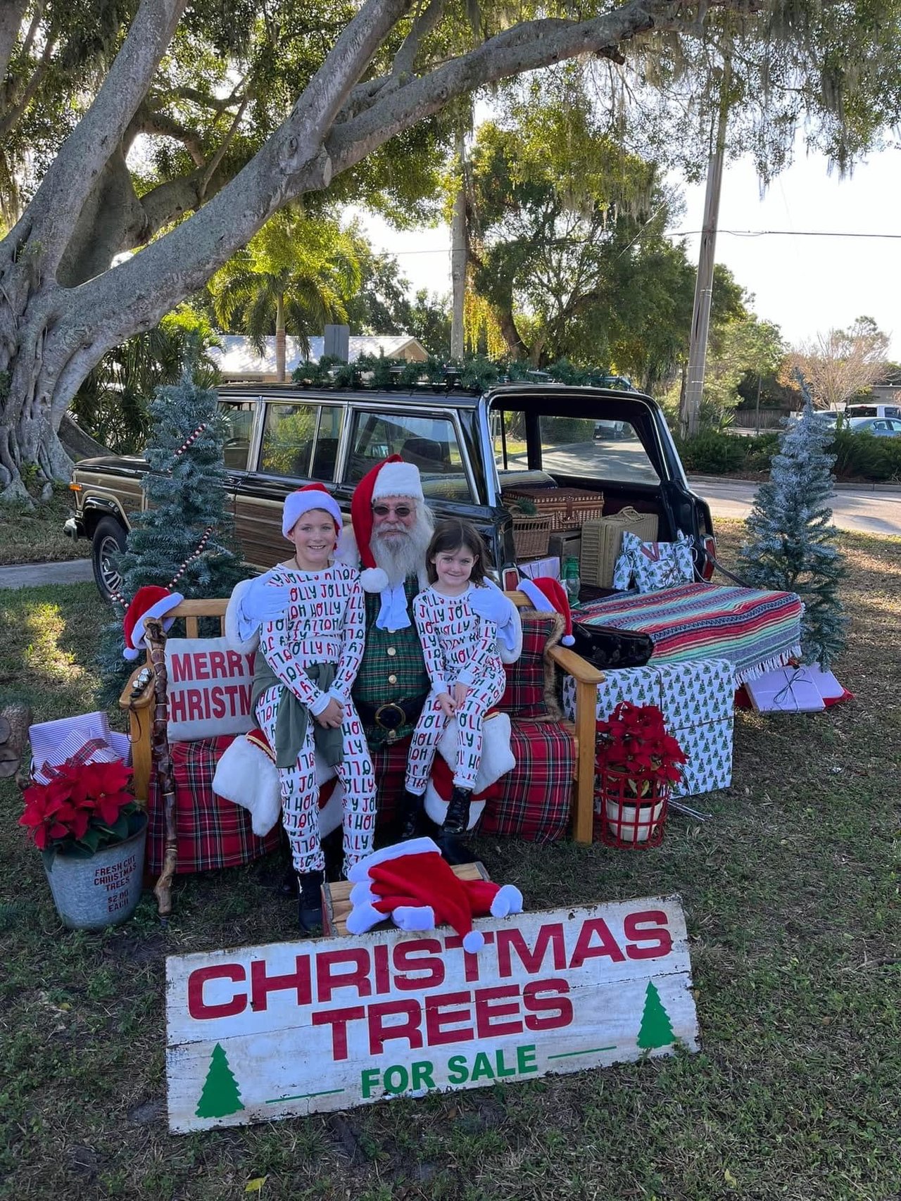 Meet and Greet with Santa photo area