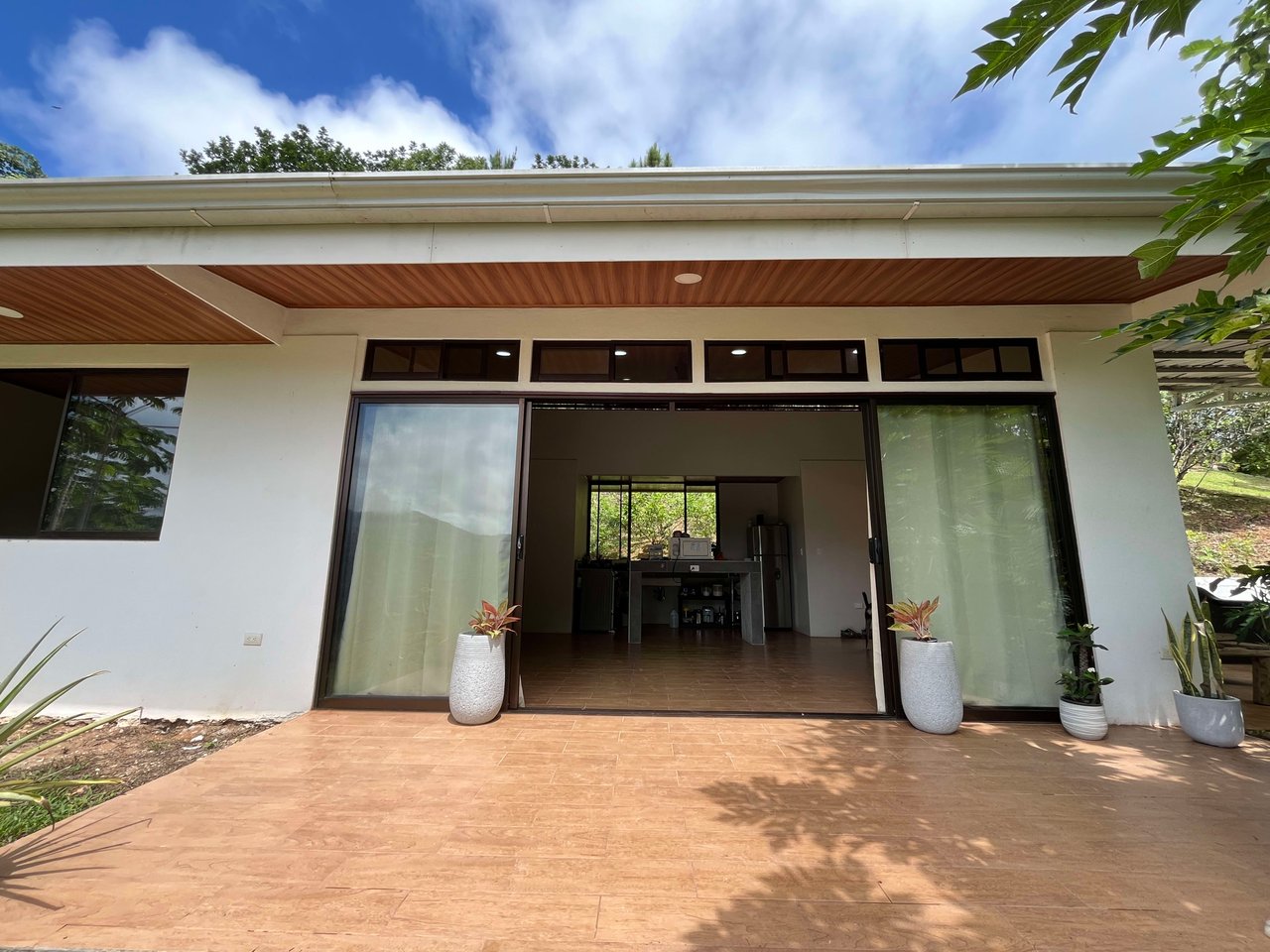 Costa Azul 120-degree Mountain View House With Costarican Wooden House as Lagniappe.