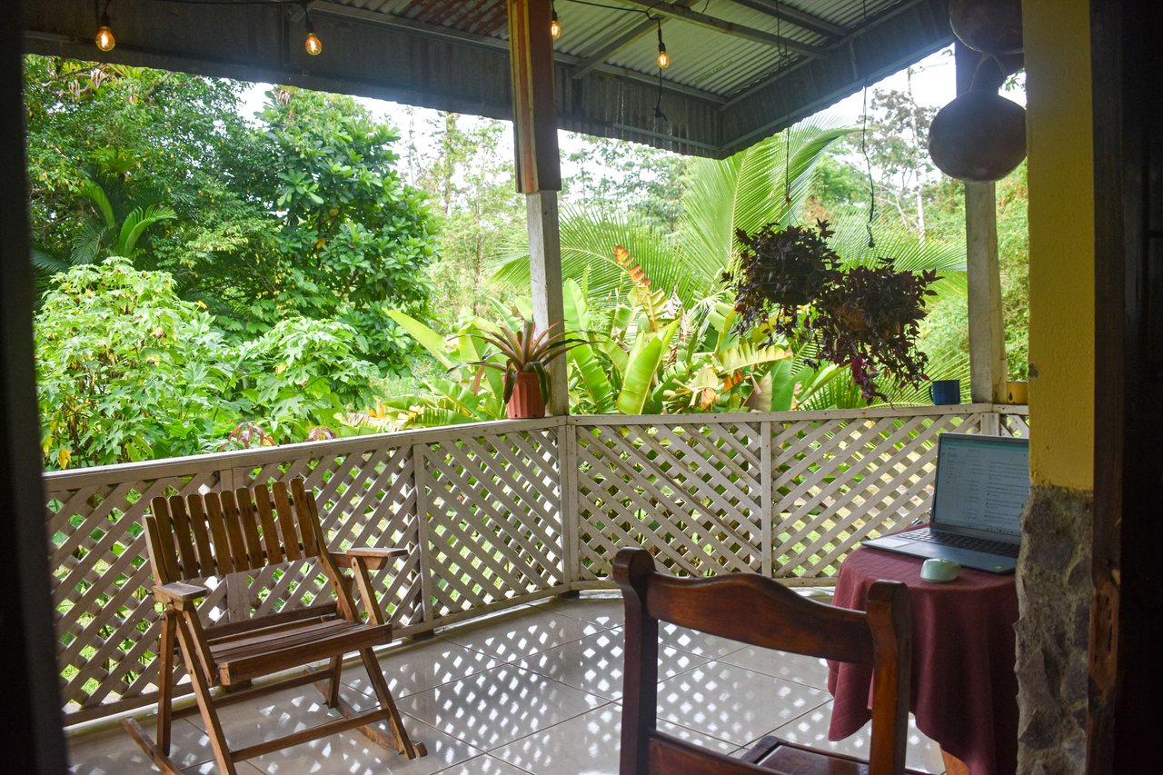 Casa Colibri with two small apartments | Bordered by the Bijagua River and Bijagua Creek.