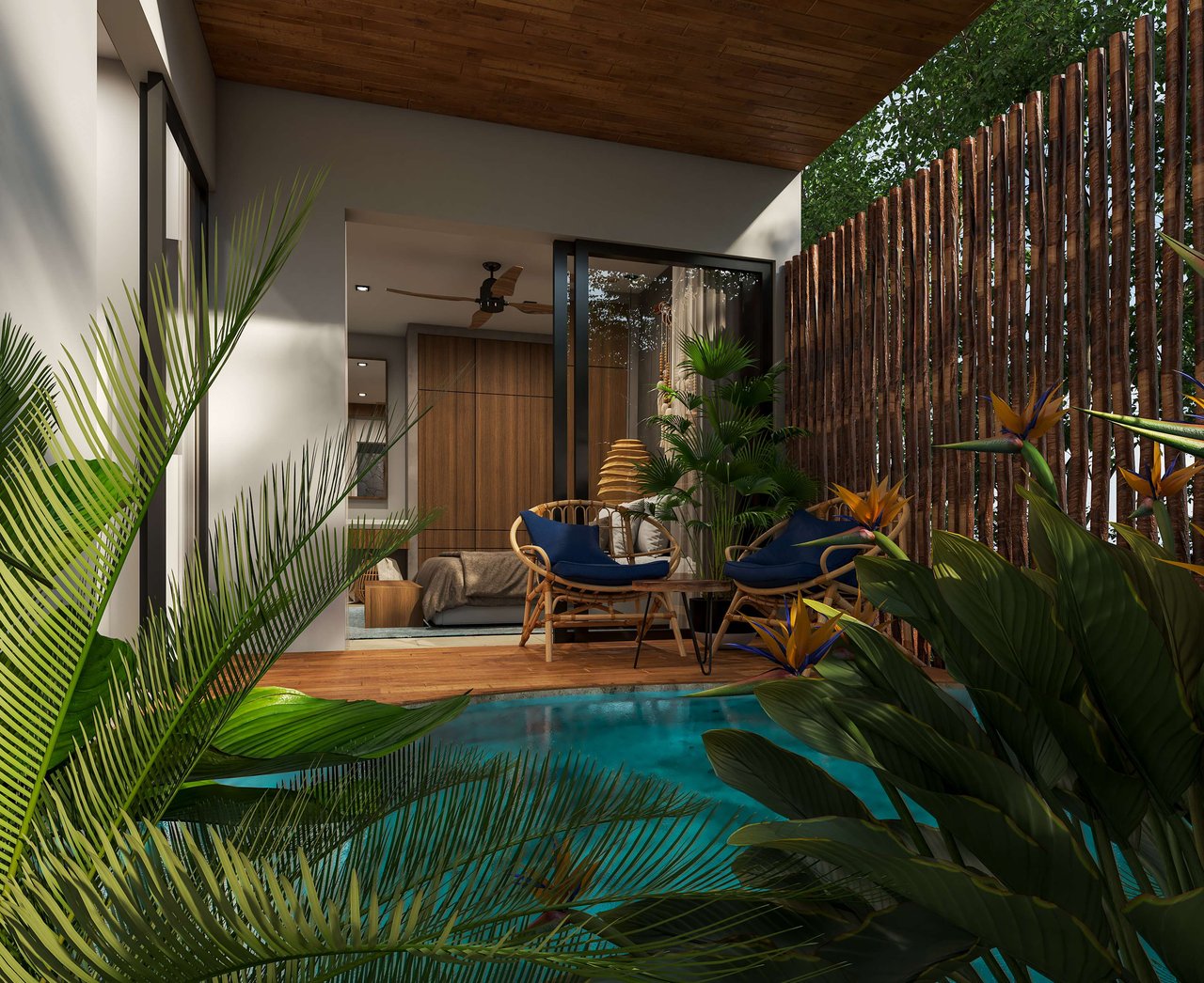 Great investment Pre-Sale Project in the Heart of Tulum/ swim up