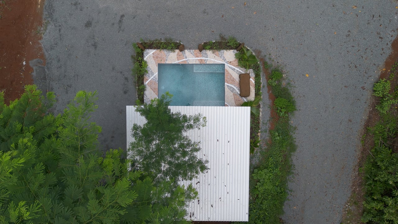 Soul Dreams Yurt in Portasol, 1 Bed, 1 Bath, Pool, Private Waterfall & Extra Building Site