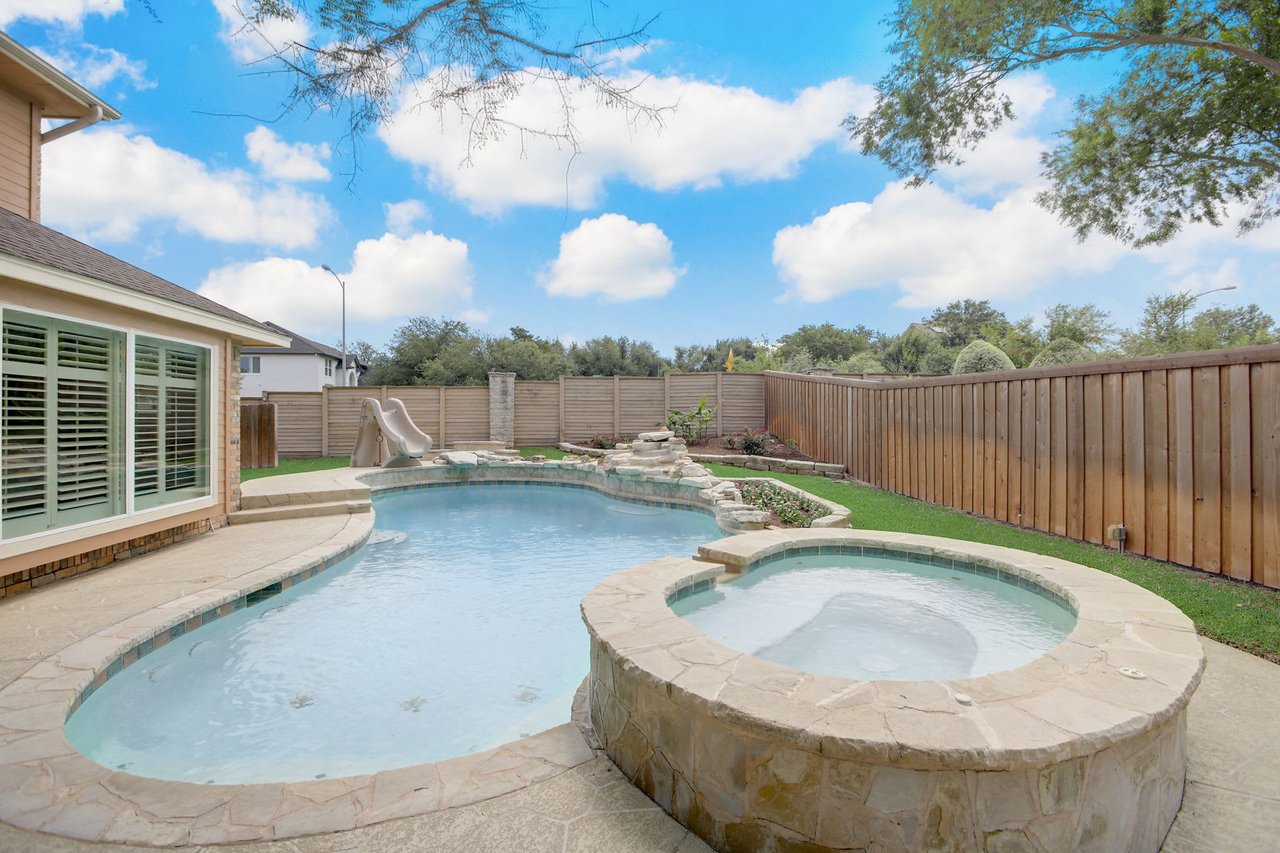 Captivating Cul-de-Sac Home in River Place with Upgrades & Sparkling Pool/Spa!