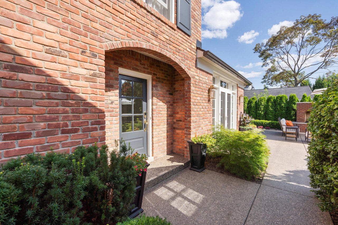 Private Patio with Charming Curb Appeal