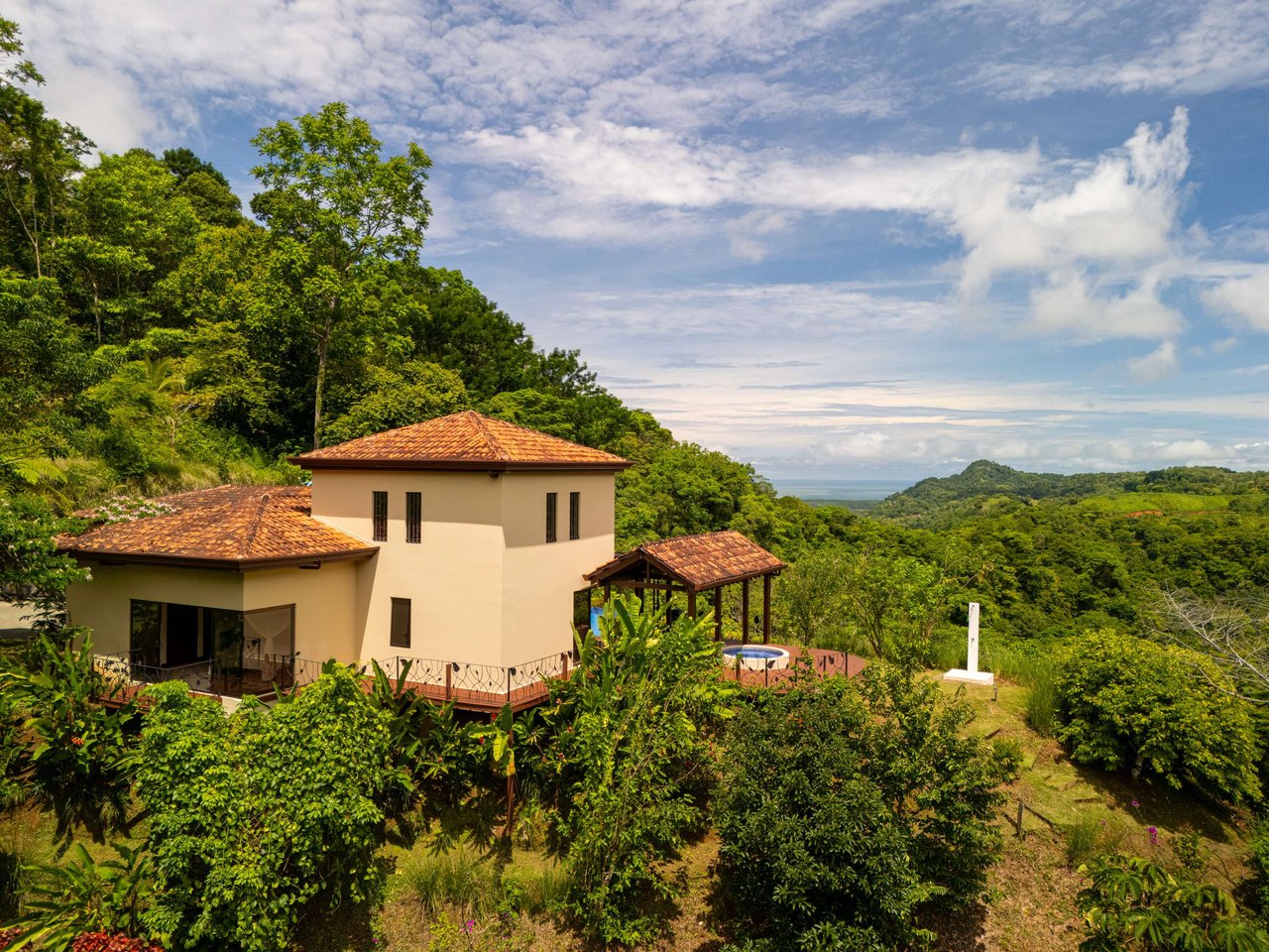 Multi-Home Luxury Estate, With Jungle, Mountain And Ocean Views, Private Waterfalls And Orchards On 71 Acres In Gated Community!