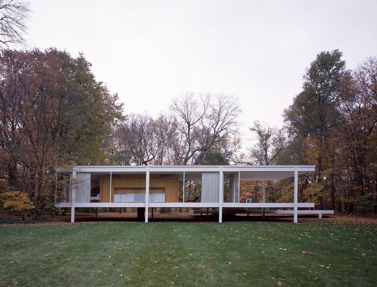The Edith Farnsworth House, formerly the Farnsworth House, is a historical house designed and constructed by Ludwig Mies van der Rohe between 1945 and 1951