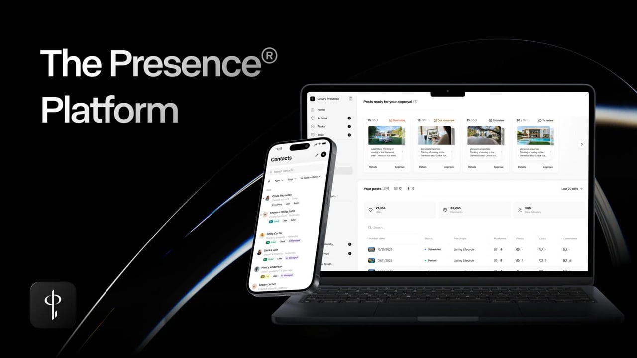 Luxury Presence launches unified AI platform for agents