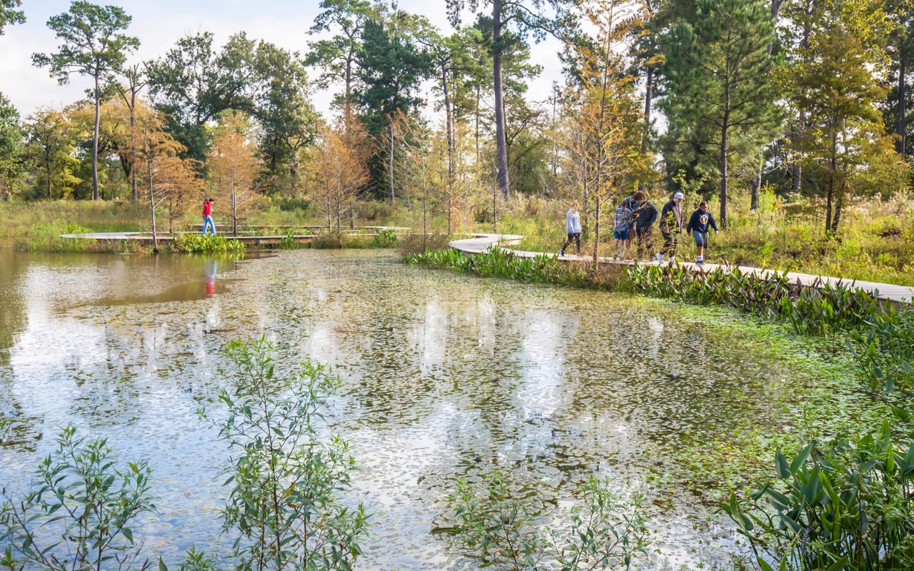 Hiking in Inner Loop, Houston
