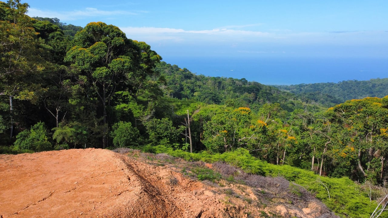 Ocean View Lot in the Exclusive Uvita Mountains. 