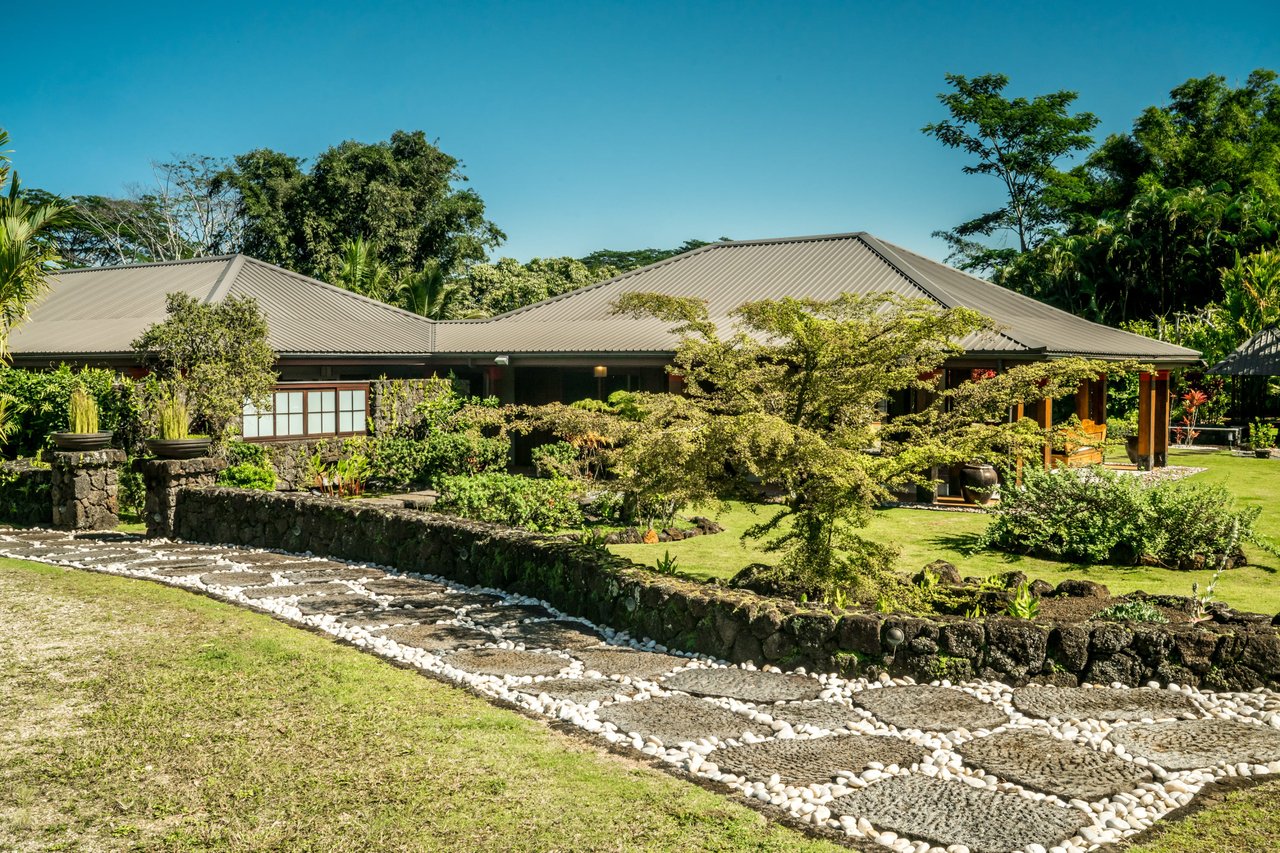 Impeccably Crafted Stunner With Mountain Views and Japanese Gardens