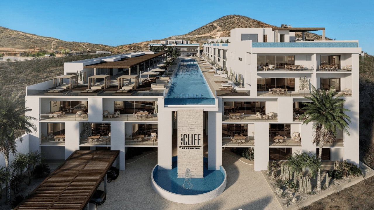 Entrance of The Cliff at Cerritos new properties for sale in Cerritos, Baja California Sur