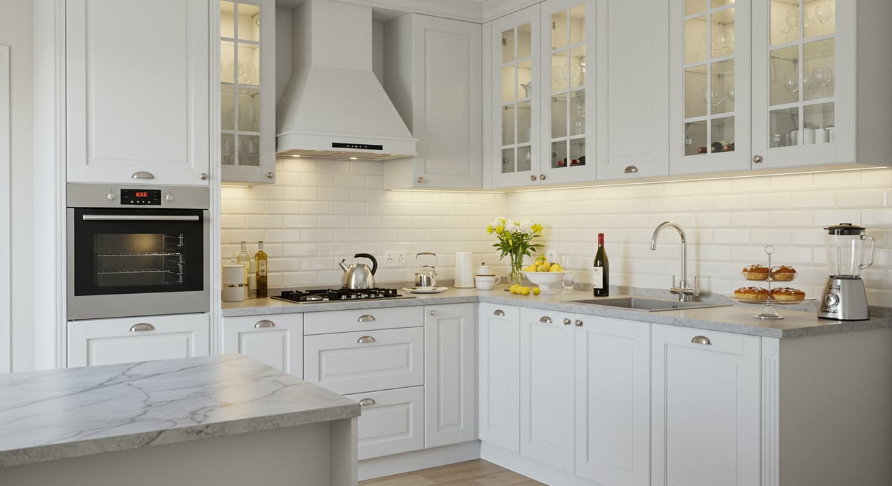 How to Design an Elegant White Kitchen