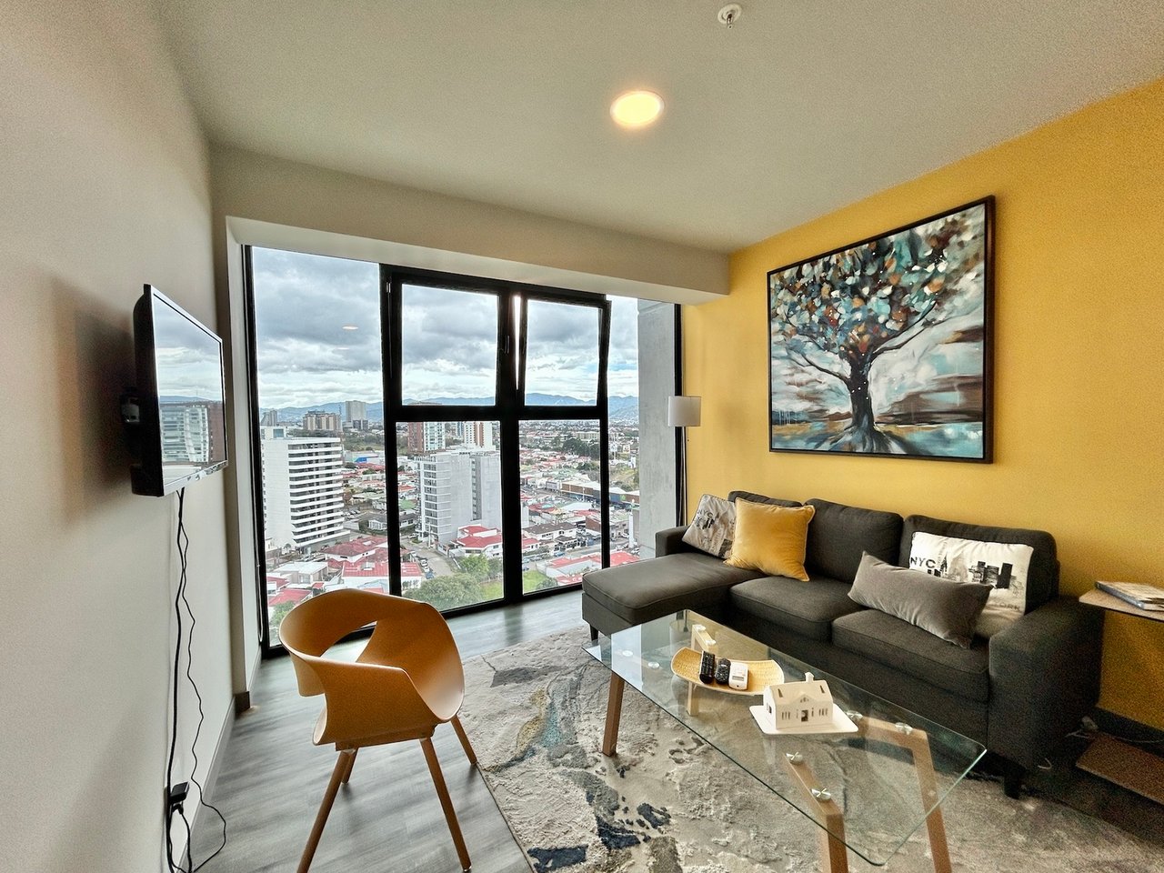 Skyline View Furnished Condo, Sabana and Rohrmoser, San Jose