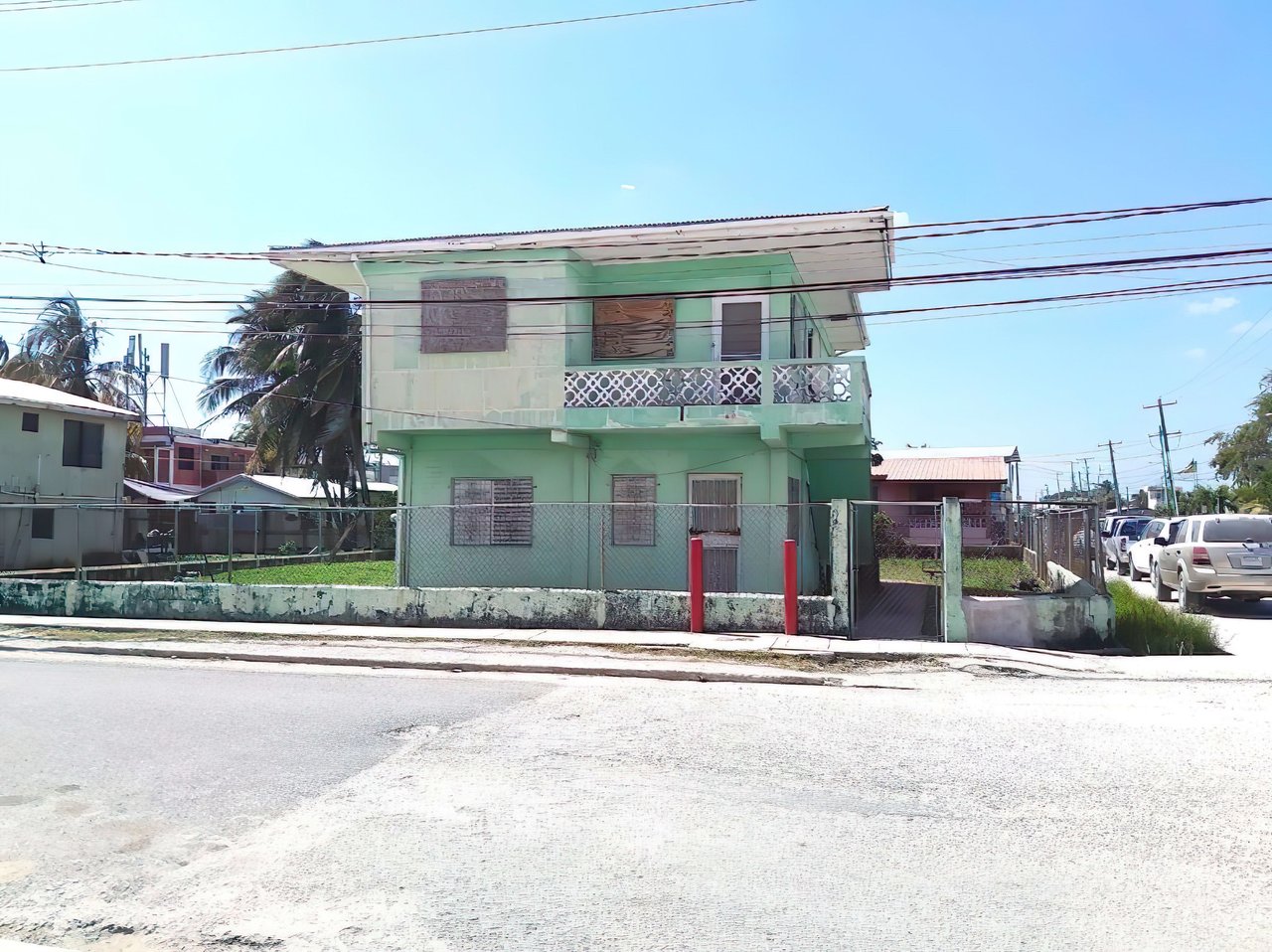 Dolphin House - 2 story concrete residential or investment property - Extra large corner lot