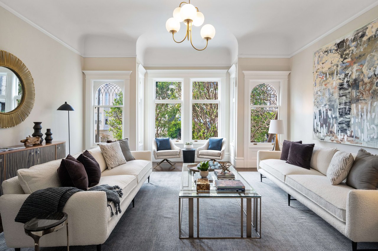 Grand Pacific Heights Home on a Coveted Flat Block between Lafayette & Alta Plaza Parks
