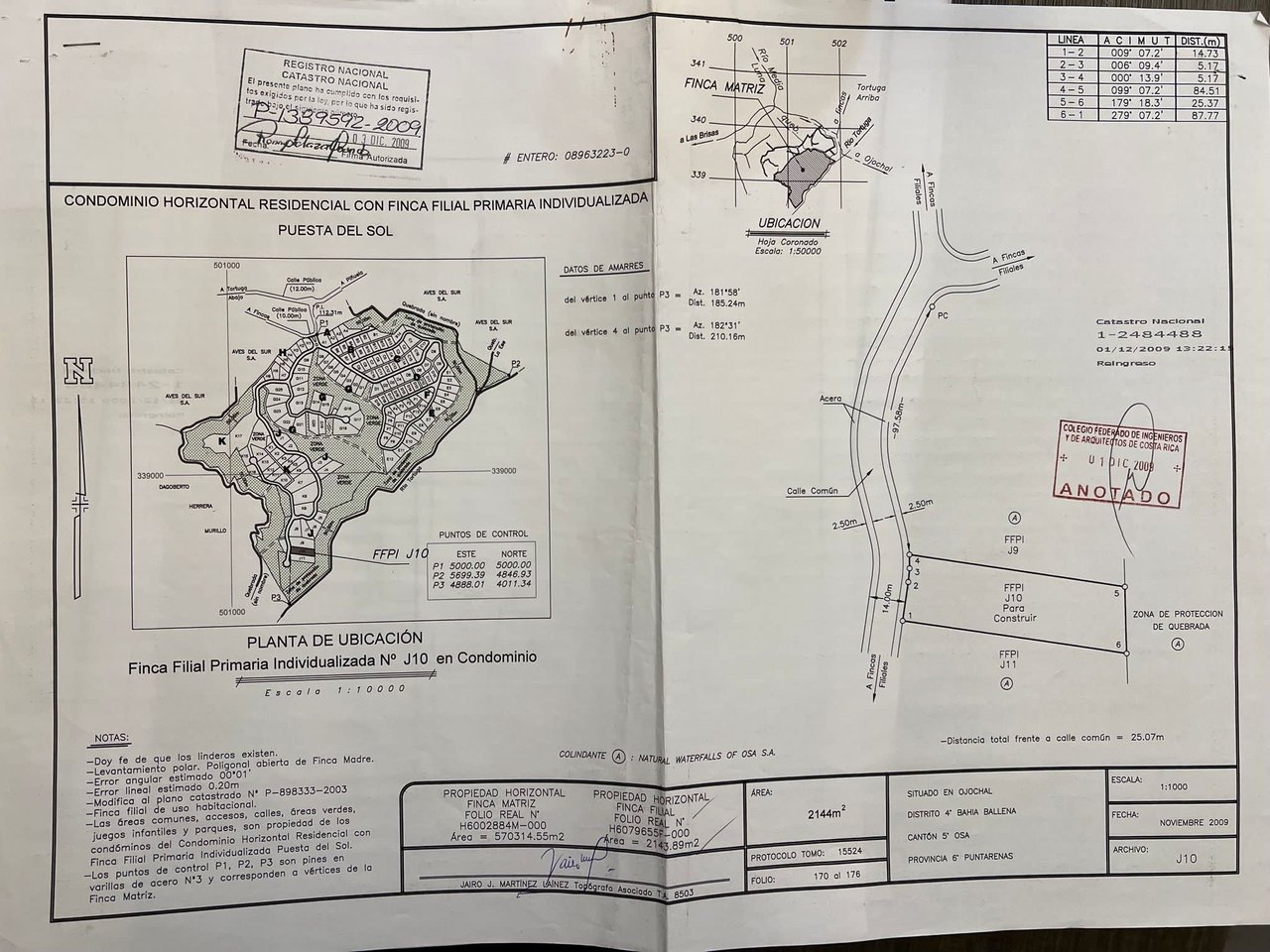 0.53 Acre Lot Located In the Exclusive Community of Puesta del Sol (Phase 10 - Lot #J10) Ojochal 