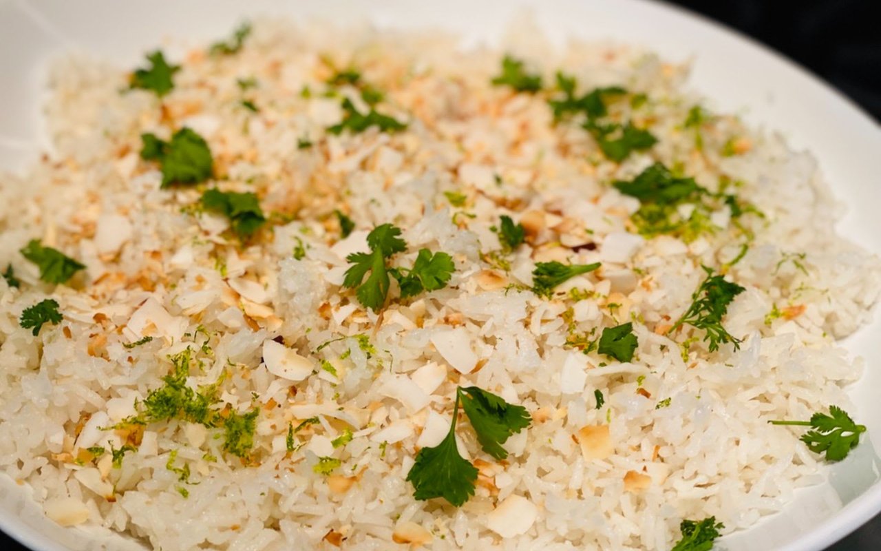 Coconut, Lemongrass, Kaffir Lime Rice